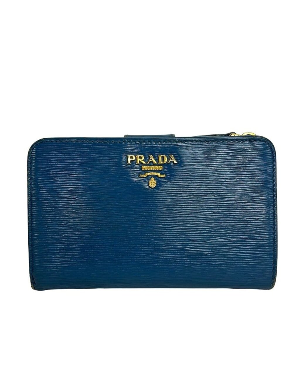 Prada Blue Leather Wallet - Picture 1 of 10